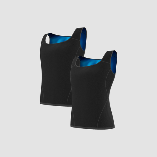 Men's Sweat Vest 2-pack Black