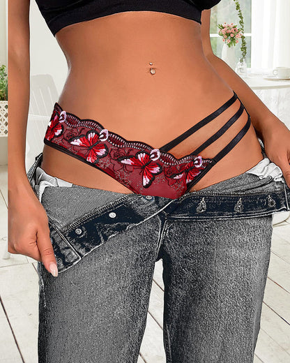 ECLIVIA Floral Mesh Panty