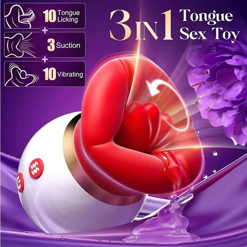 3IN1 Rose Vibrator