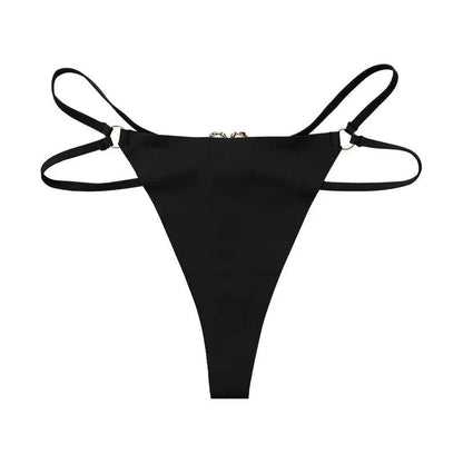 Ice Silk Thong Dark Purple Panties