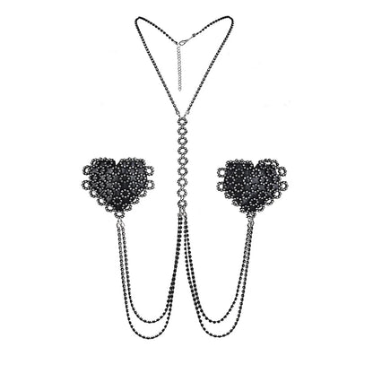 FIREHEART Chain Choker with Covers