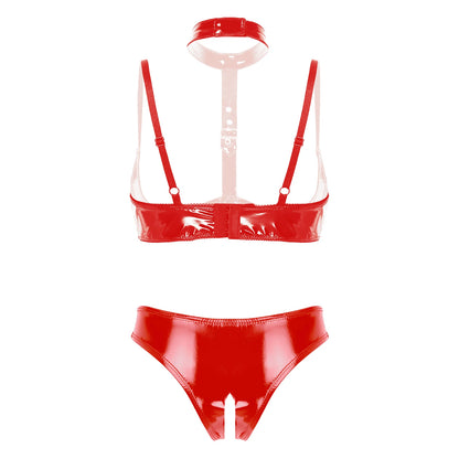 💥 SUMMER HOLIDAY 70% OFF 🔥 FancyStar™ PUMIE Leather Open Top Crotch Set