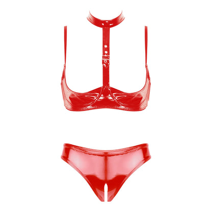 💥 SUMMER HOLIDAY 70% OFF 🔥 FancyStar™ PUMIE Leather Open Top Crotch Set