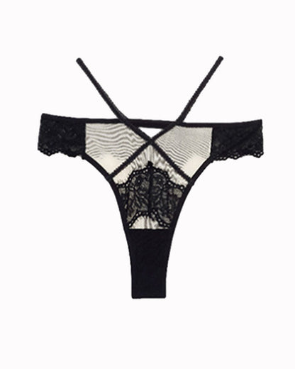 CYNAIRA Lace Mid-Rise High Stretch Panties