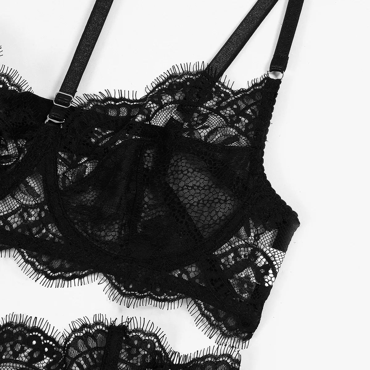FancyStar™ Lace Lingerie Set with Gloves