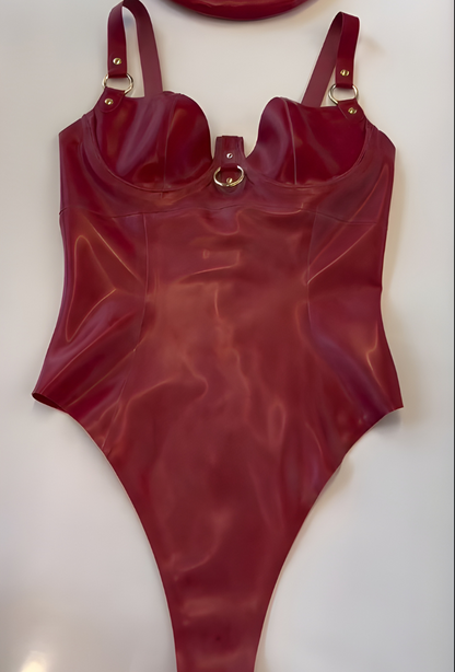 FancyStar® O-Ring Latex Bodysuit