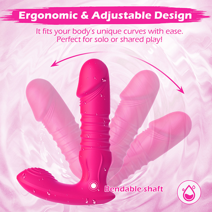 G Spot Dildo Vibrator with Thrusting & Vibrating Modes