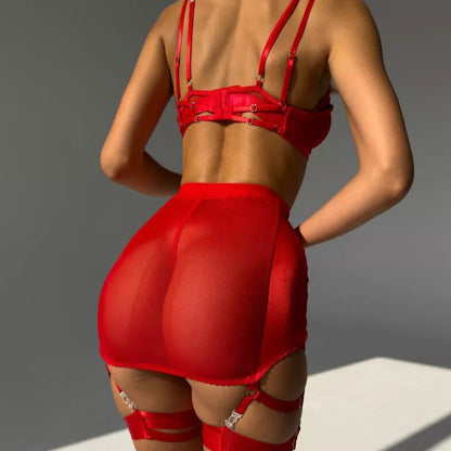 FancyStar™ Mesh Skirt Lingerie Set HEMSMTH179