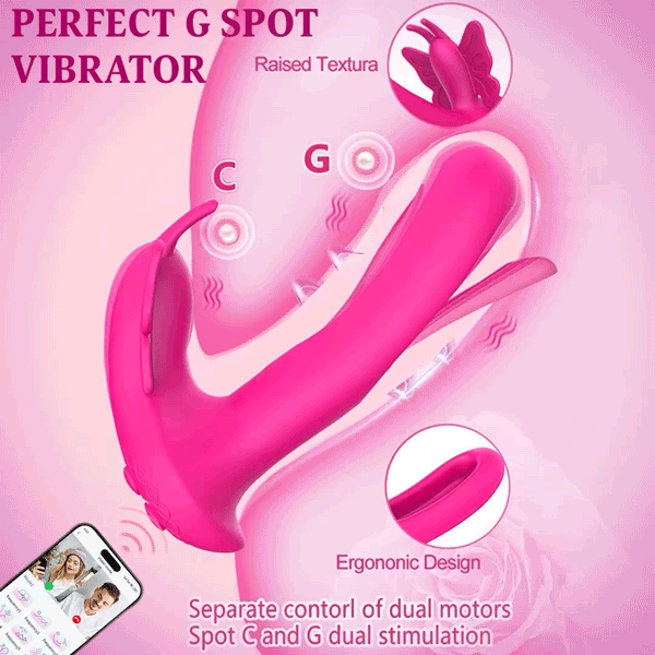 💥2025 Limited 75% OFF🔥SUPTRUCK Kiwinet Butterfly X9🔥4 IN 1 Panty Vibrator with 9 Modes